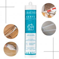Akryl uniwersalny Bauhus 019 biały 310 ml