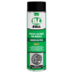 Lakier akrylowy RALLY - spray 500 ml - czarny mat