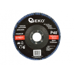 Tarcza listkowa"CYRKON" 125mm P40 GEKO PREMIUM
