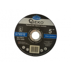 Tarcza do cięcia metalu GEKO PREMIUM 125x1,2 Inox