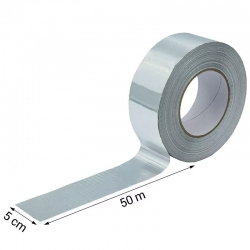 Taśma aluminiowa zbrojona izolacyjna Bauhus 50 mm x 50 m