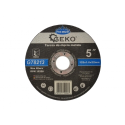 Tarcza do cięcia metalu GEKO PREMIUM 125x1.6 Inox
