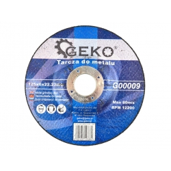 Tarcza do szlifowania metalu 125x6x22,23 GEKO