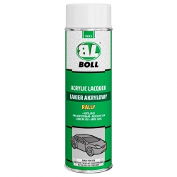 Lakier akrylowy RALLY - spray 500 ml - biały połysk