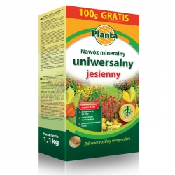Nawóz mineralny 1 kg UNIWERSALNY JESIENNY +100g GRATIS