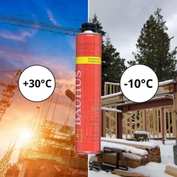 PIANKA PISTOLETOWA Piana niskoprężna całoroczna Montażowa 750ml Bauhus